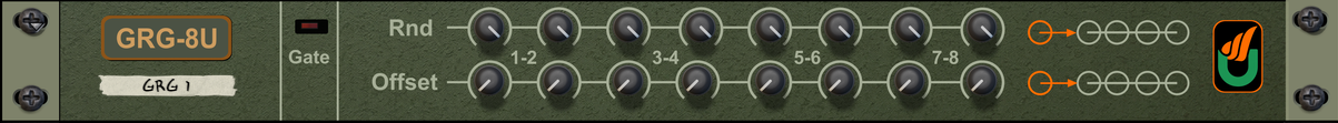 GRG-8U Gated Random Generator front panel